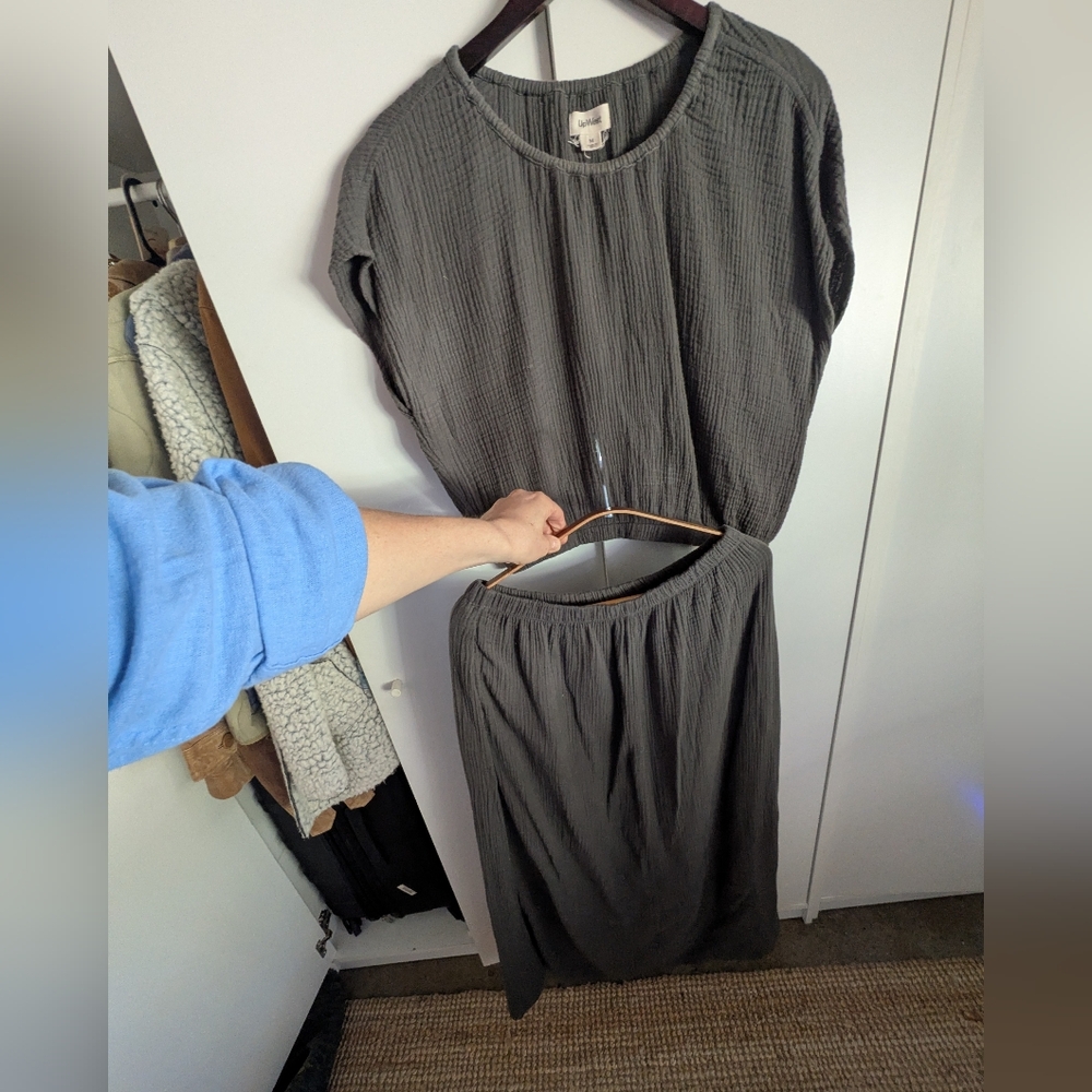 UpWest Gray Midi Dress